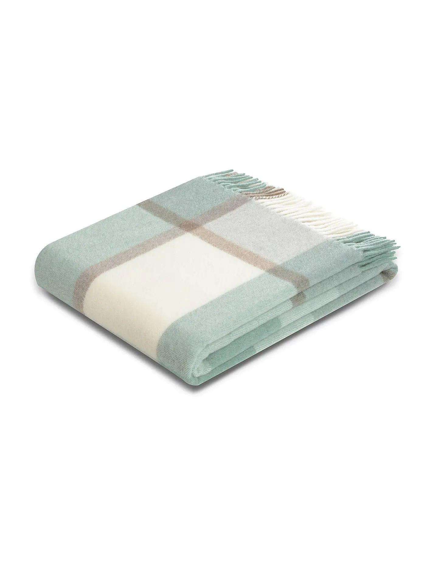 BIEDERLACK | Wohndecke Plaid MODERN CLASSIC 130x170cm Bergamo Green | 